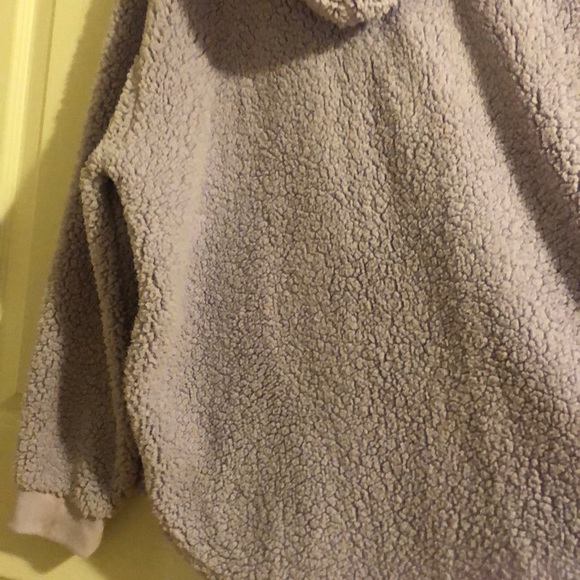 Revamped lilac cozy teddy sweater - Picture 5 of 6